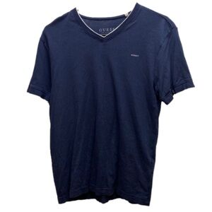 Guess shirt men's short sleeve v neck shirt size xs